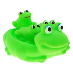 Gumowe zielone żabki do kąpieli Żabka