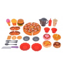 Fast food zestaw zabawkowy z Pizzą
