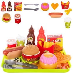 Fast food zestaw zabawkowy dla dzieci